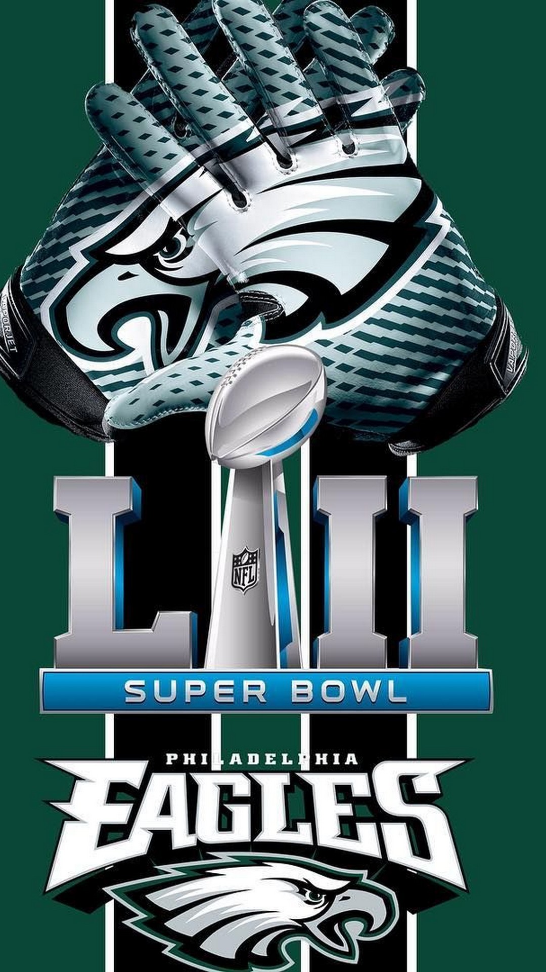 NFL Eagles iPhone 8 Wallpaper with resolution 1080x1920 pixel. You can make this wallpaper for your Mac or Windows Desktop Background, iPhone, Android or Tablet and another Smartphone device