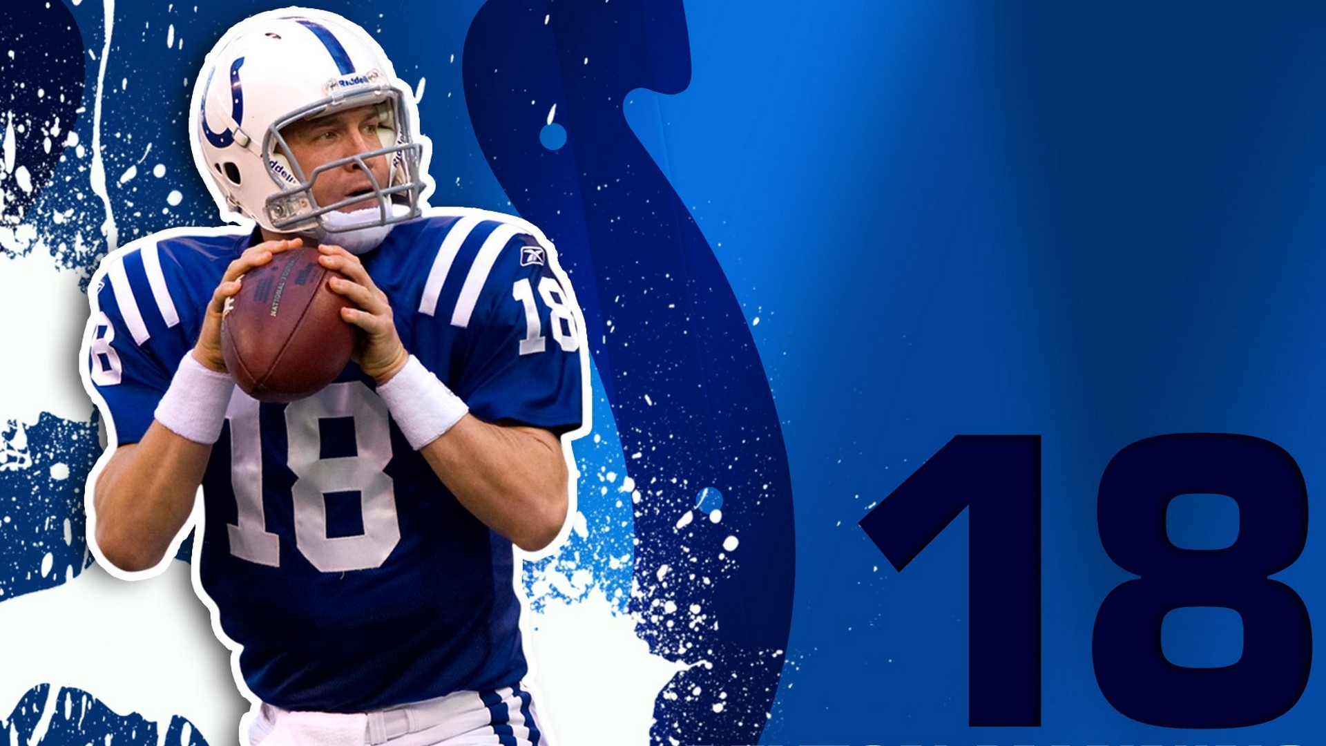 Peyton Manning Indianapolis Colts Wallpaper with high-resolution 1920x1080 pixel. You can use this wallpaper for your Mac or Windows Desktop Background, iPhone, Android or Tablet and another Smartphone device