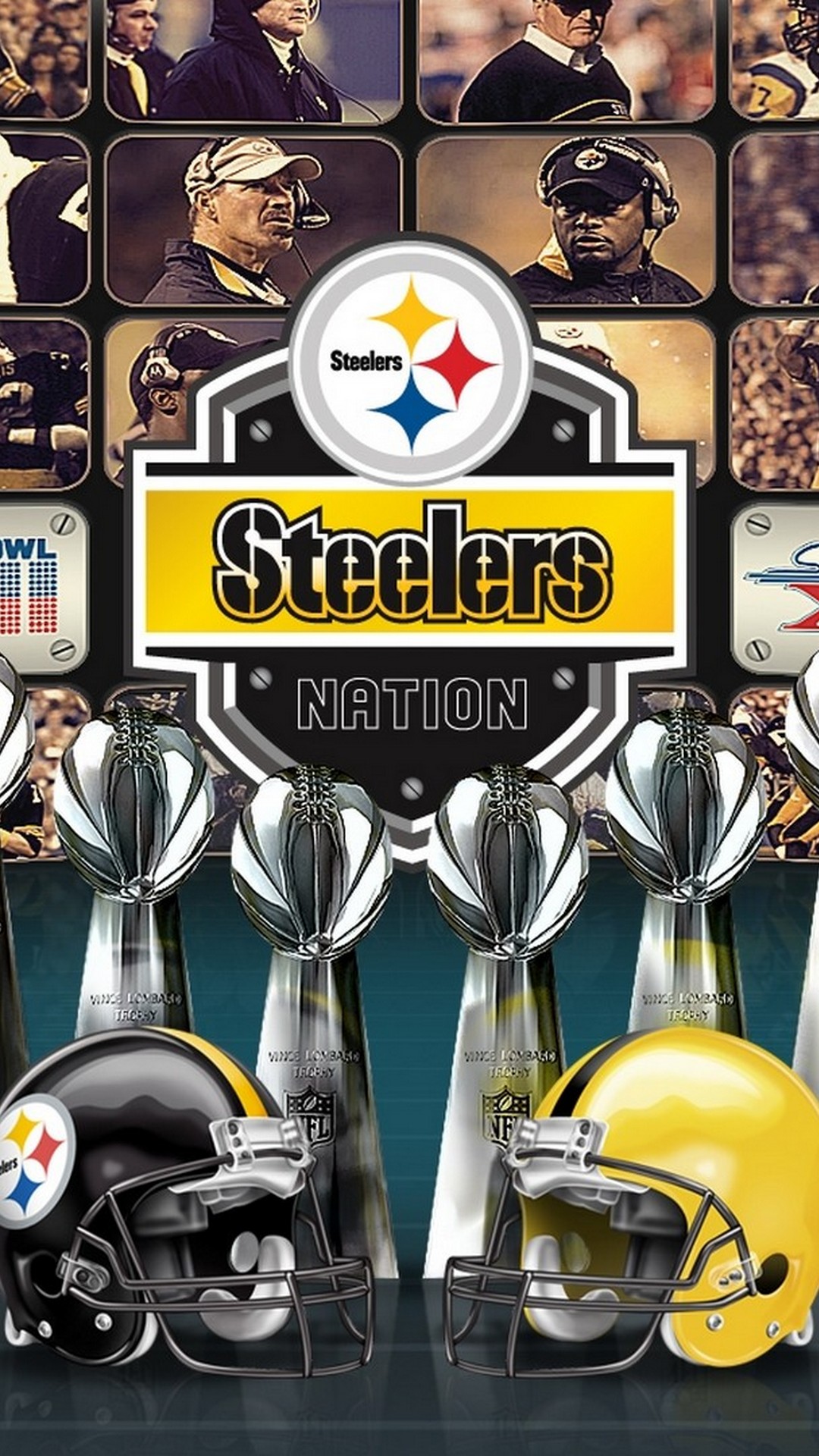Pittsburgh Steelers HD Wallpaper For iPhone with high-resolution 1080x1920 pixel. You can use this wallpaper for your Mac or Windows Desktop Background, iPhone, Android or Tablet and another Smartphone device