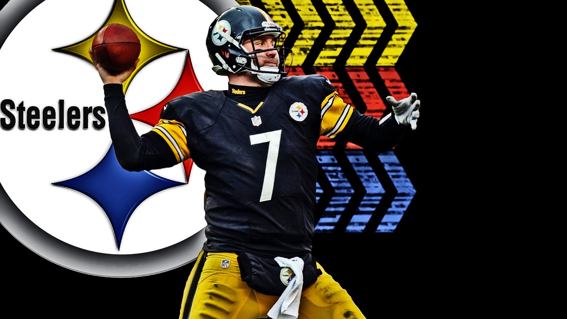NFL Steelers Mac Backgrounds with resolution 1920x1080 pixel. You can make this wallpaper for your Mac or Windows Desktop Background, iPhone, Android or Tablet and another Smartphone device