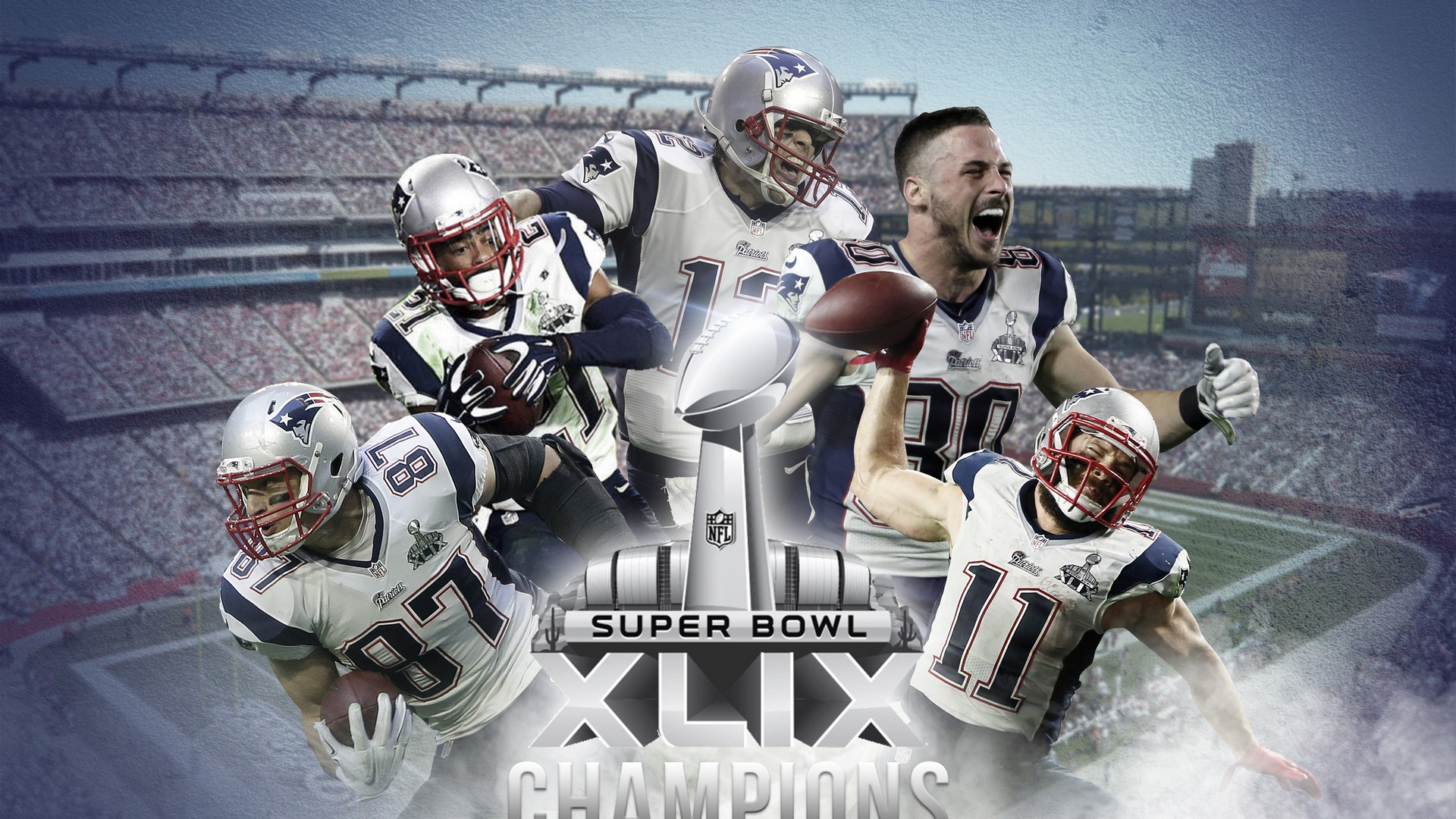 New England Patriots Wallpaper With Resolution 1920X1080 pixel. You can make this wallpaper for your Mac or Windows Desktop Background, iPhone, Android or Tablet and another Smartphone device for free