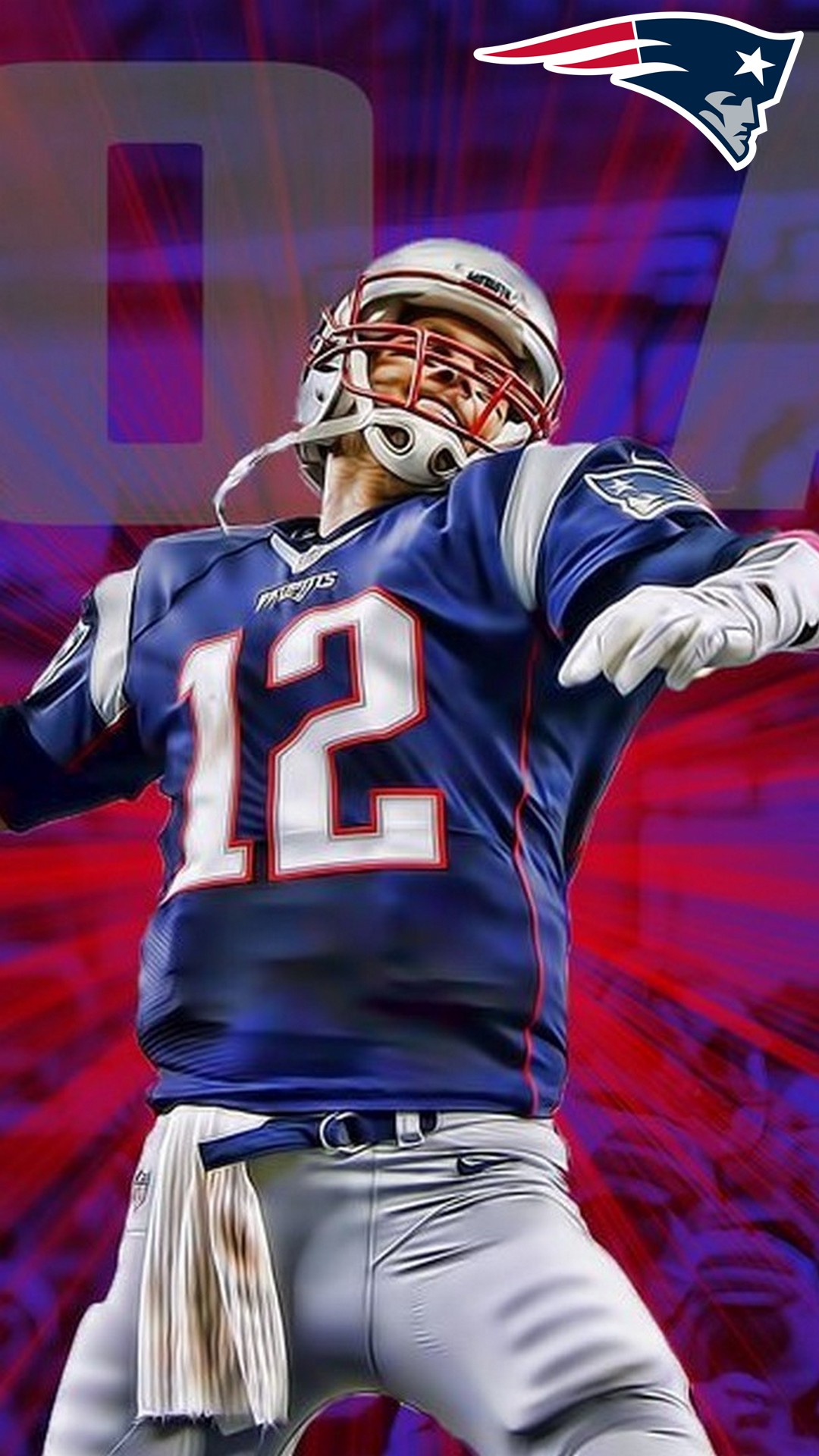 Tom Brady Goat HD Wallpaper For iPhone with resolution 1080x1920 pixel. You can make this wallpaper for your Mac or Windows Desktop Background, iPhone, Android or Tablet and another Smartphone device