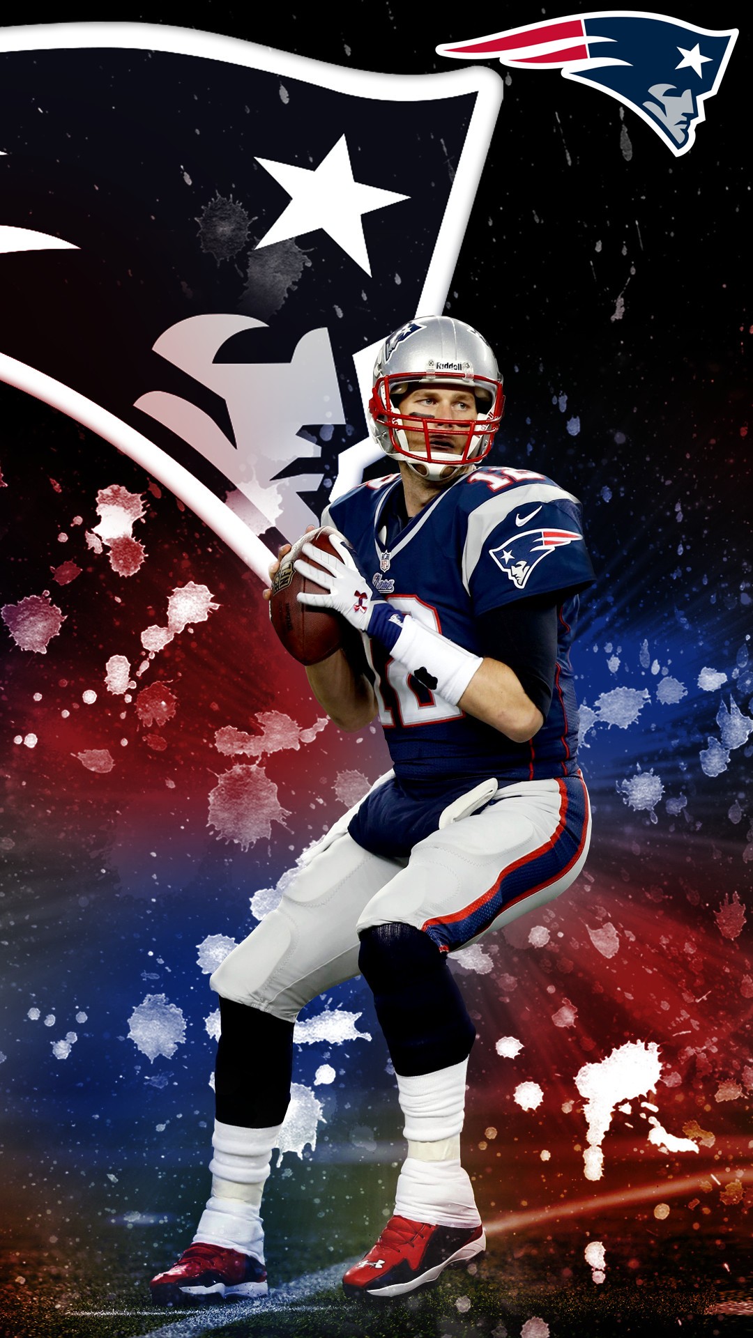 Tom Brady iPhone 7 Plus Wallpaper with resolution 1080x1920 pixel. You can make this wallpaper for your Mac or Windows Desktop Background, iPhone, Android or Tablet and another Smartphone device