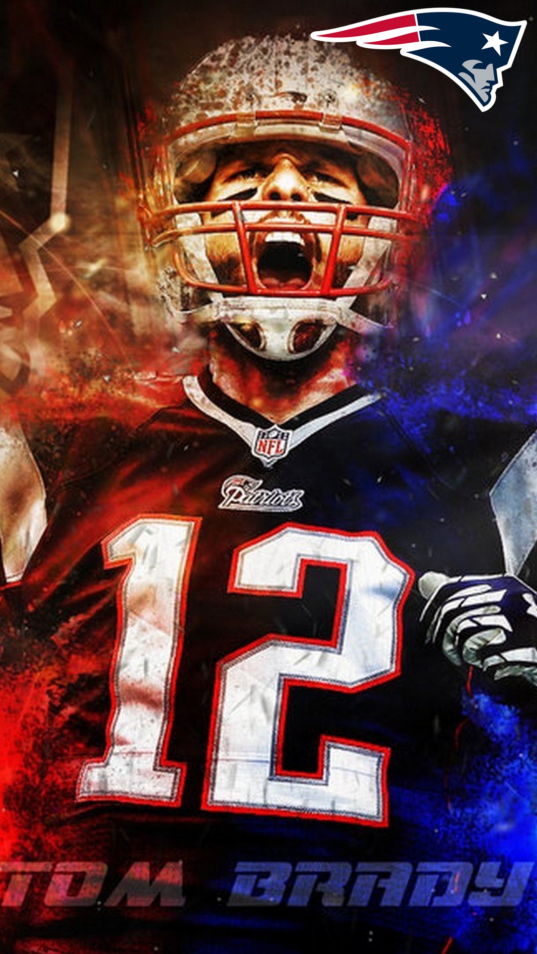 iPhone Wallpaper HD Tom Brady Super Bowl With Resolution 1080X1920 pixel. You can make this wallpaper for your Mac or Windows Desktop Background, iPhone, Android or Tablet and another Smartphone device for free