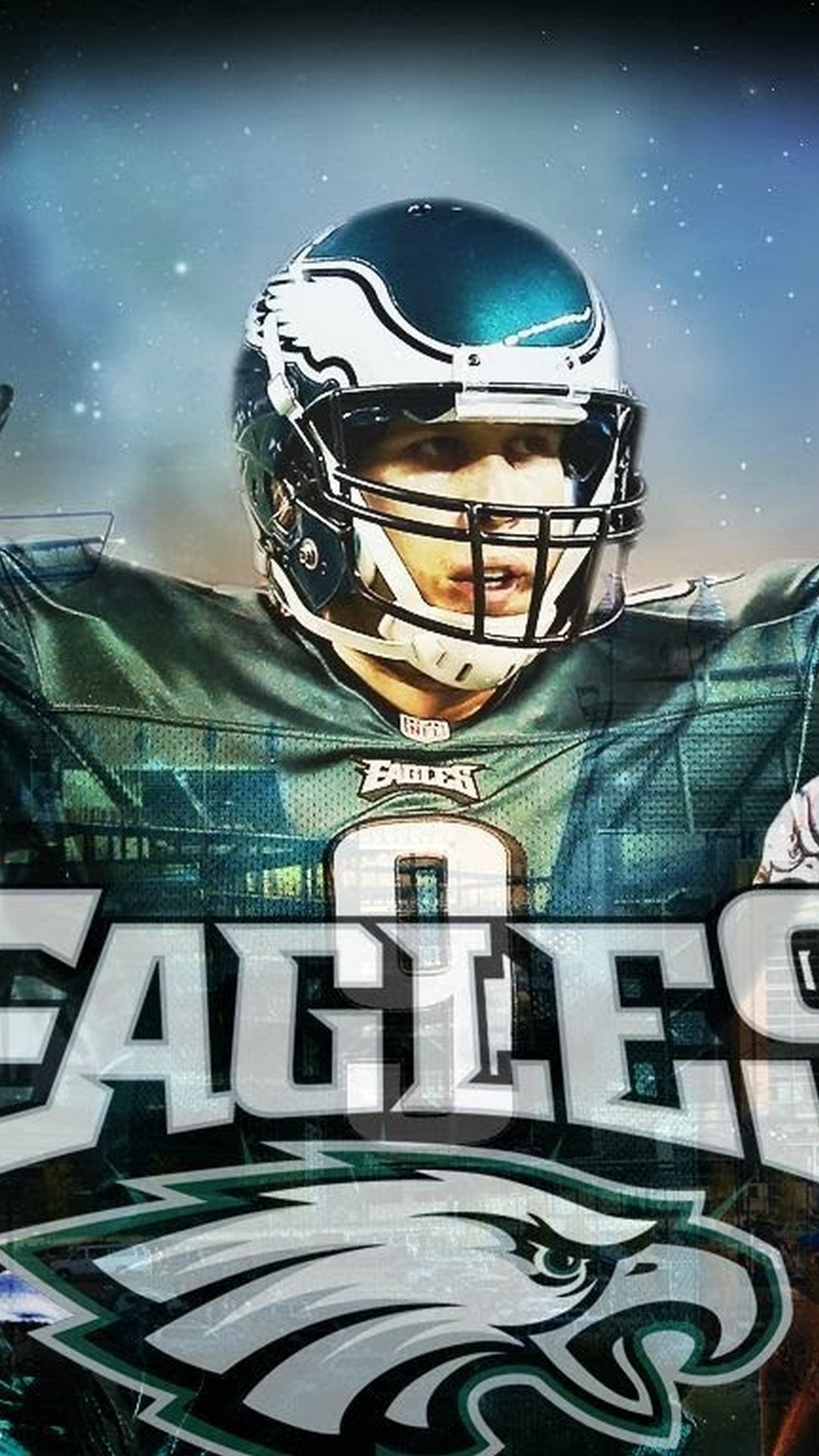 NFL Eagles iPhone Wallpapers With Resolution 1080X1920 pixel. You can make this wallpaper for your Mac or Windows Desktop Background, iPhone, Android or Tablet and another Smartphone device for free