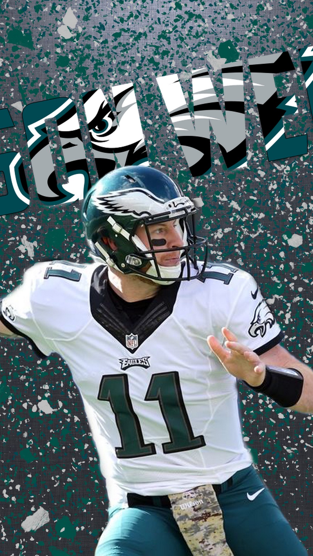 Philadelphia Eagles Wallpaper iPhone HD with resolution 1080x1920 pixel. You can make this wallpaper for your Mac or Windows Desktop Background, iPhone, Android or Tablet and another Smartphone device