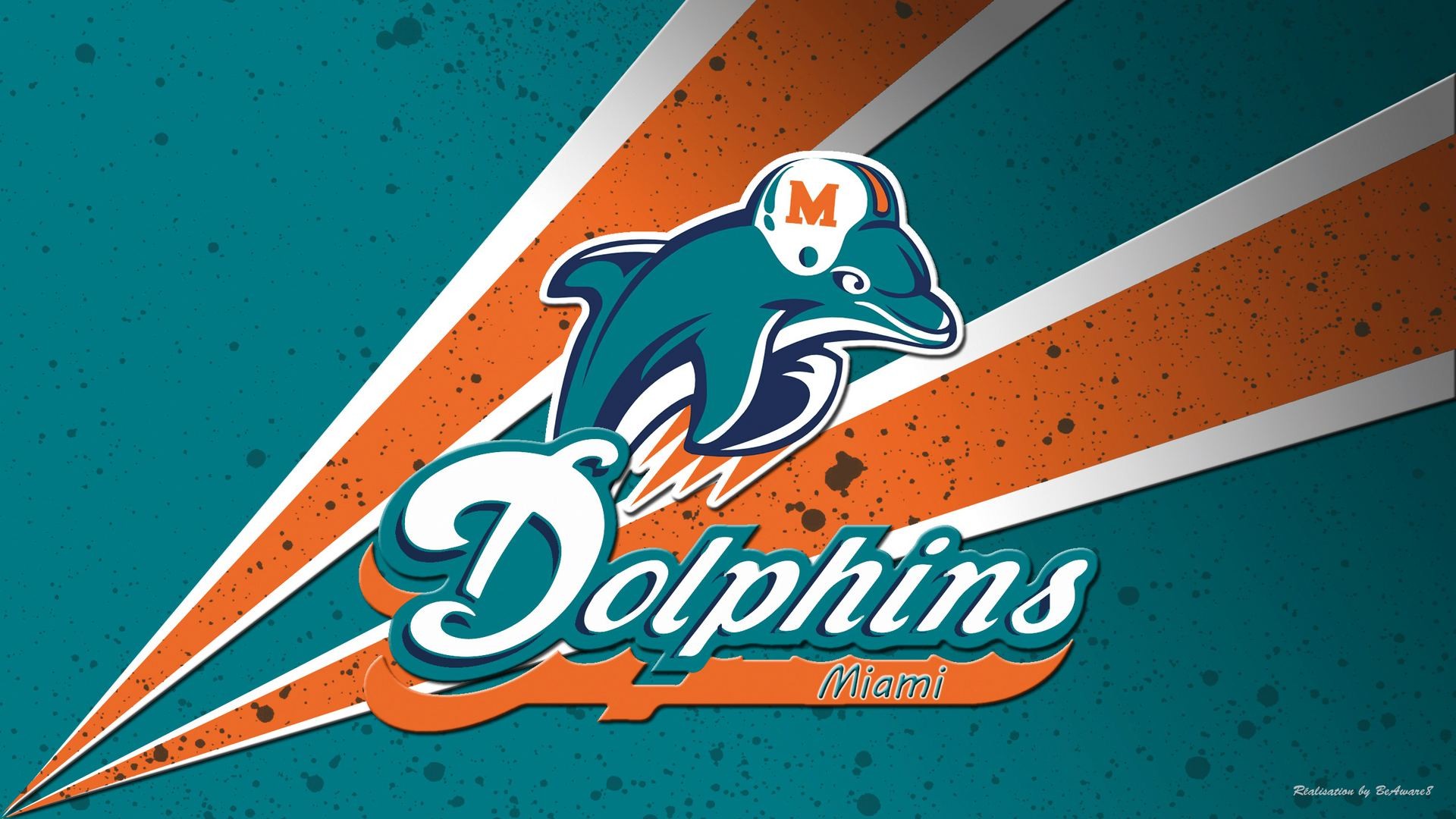 Wallpaper Desktop Miami Dolphins HD With Resolution 1920X1080 pixel. You can make this wallpaper for your Mac or Windows Desktop Background, iPhone, Android or Tablet and another Smartphone device for free