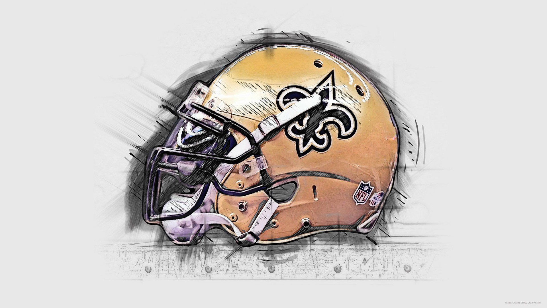 New Orleans Saints NFL Desktop Wallpaper With Resolution 1920X1080 pixel. You can make this wallpaper for your Mac or Windows Desktop Background, iPhone, Android or Tablet and another Smartphone device for free