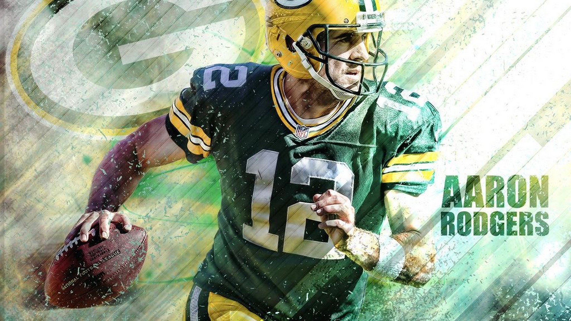 Aaron Rodgers Desktop Wallpaper With high-resolution 1920X1080 pixel. You can use this wallpaper for your Mac or Windows Desktop Background, iPhone, Android or Tablet and another Smartphone device