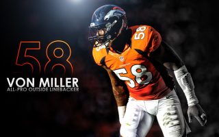 Von Miller Denver Broncos Wallpaper HD With high-resolution 1920X1080 pixel. You can use this wallpaper for your Mac or Windows Desktop Background, iPhone, Android or Tablet and another Smartphone device
