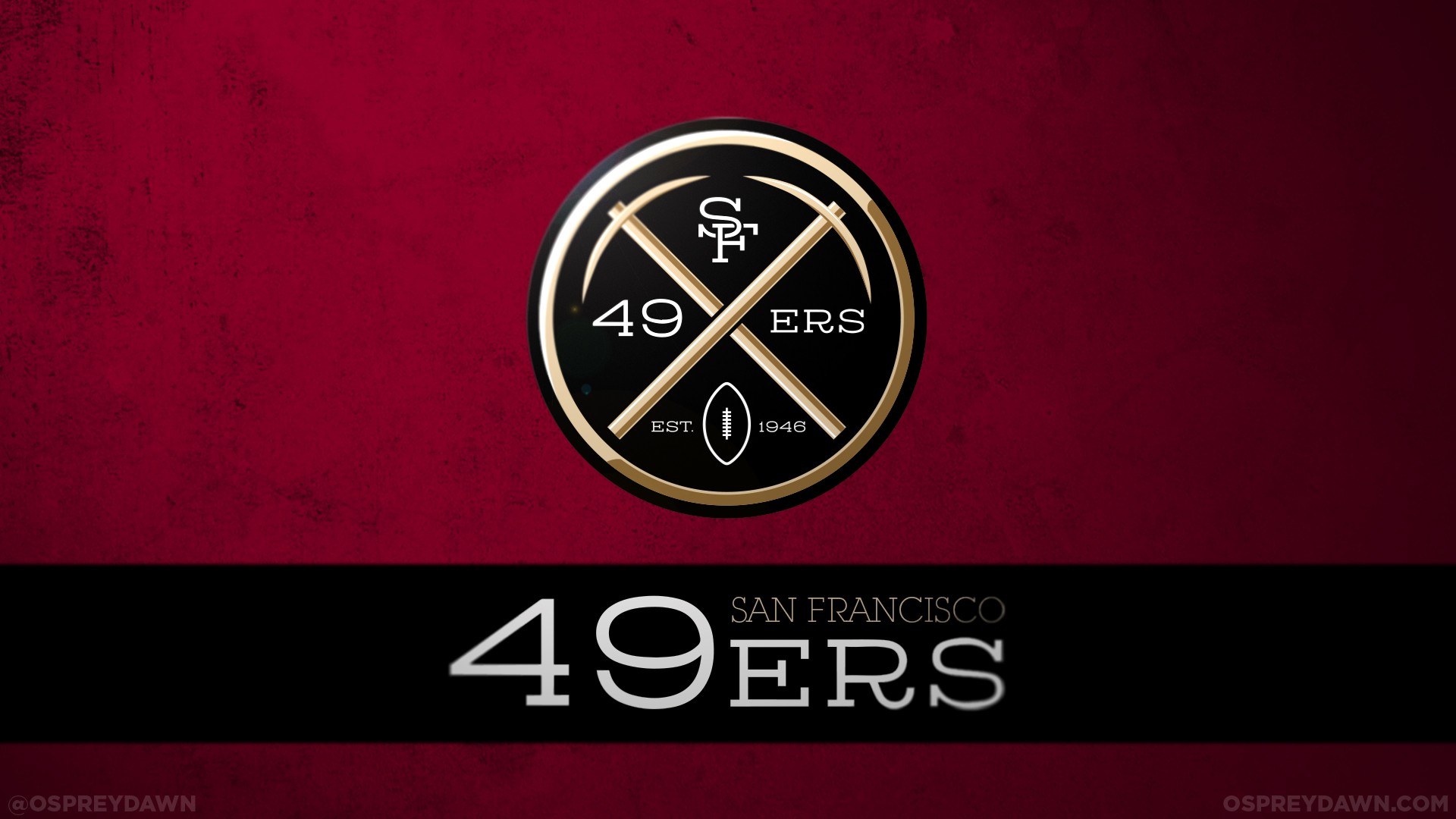 San Francisco 49ers Mac Backgrounds with high-resolution 1920x1080 pixel. You can use this wallpaper for your Mac or Windows Desktop Background, iPhone, Android or Tablet and another Smartphone device