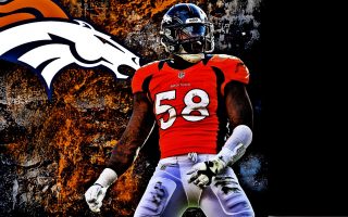 Von Miller Denver Broncos Mac Backgrounds With high-resolution 1920X1080 pixel. You can use this wallpaper for your Mac or Windows Desktop Background, iPhone, Android or Tablet and another Smartphone device