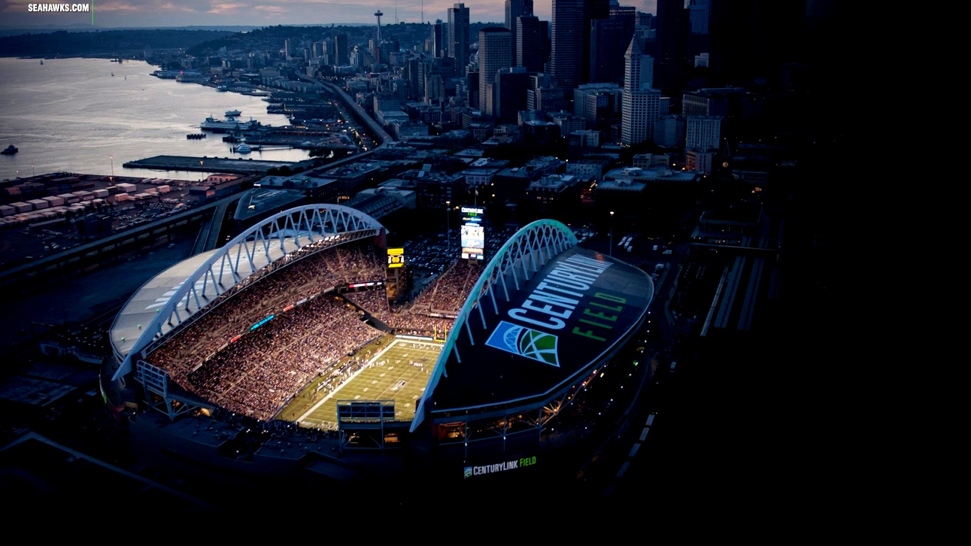 HD Backgrounds Seattle Seahawks Logo With high-resolution 1920X1080 pixel. You can use this wallpaper for your Mac or Windows Desktop Background, iPhone, Android or Tablet and another Smartphone device
