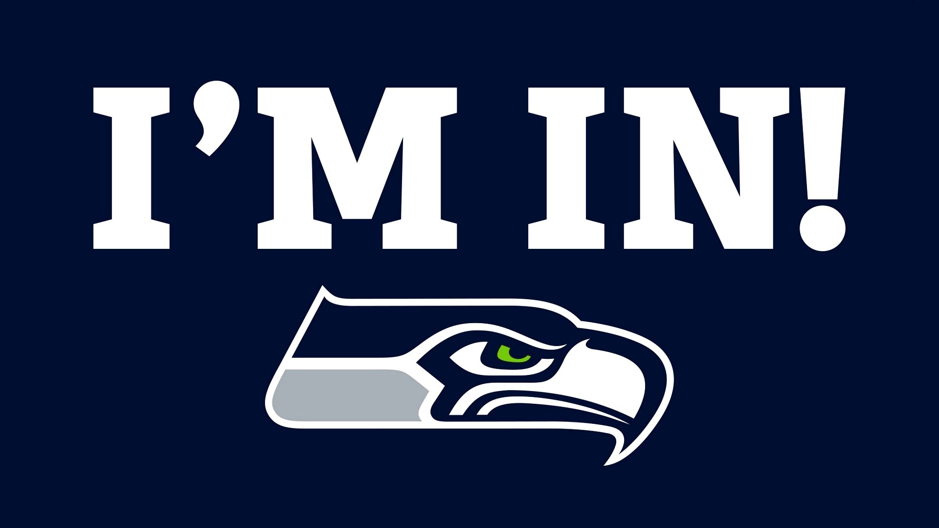 HD Desktop Wallpaper Seattle Seahawks Logo With high-resolution 1920X1080 pixel. You can use this wallpaper for your Mac or Windows Desktop Background, iPhone, Android or Tablet and another Smartphone device